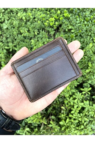 CüzCan Orlando Antik Kahve Hakiki Deri Erkek Cüzdanı Kartlık Hediyeli ( Babalar Günü Hediyesi)