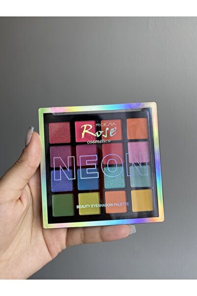 Rose Neon 16 Renk Far Paleti