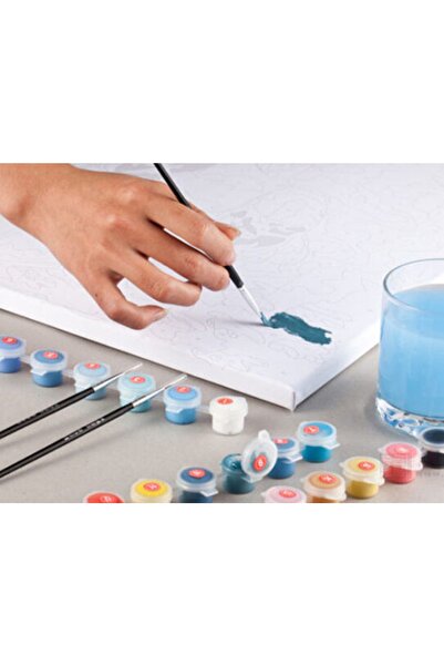 Genel Markalar Bir Gece Hatırası Çerçeveli 90x110 Sayılarla Boyama Hobi Seti