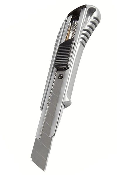 usin 3Pcs Aluminum Body 18mm Professional Falcata Blade (Utility Knife)