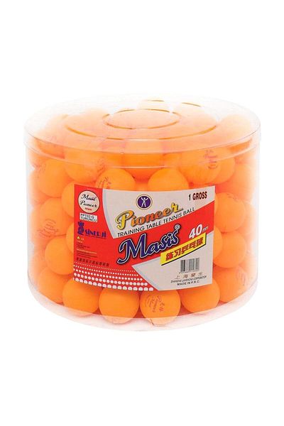 Masis كرة Pinpon باللون البرتقالي من Pioneer - 10 قطع فوق 90