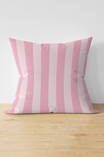 Nish & Royal Harmony of Pink Colors Modern Designed Decorative Suede Pillow T...