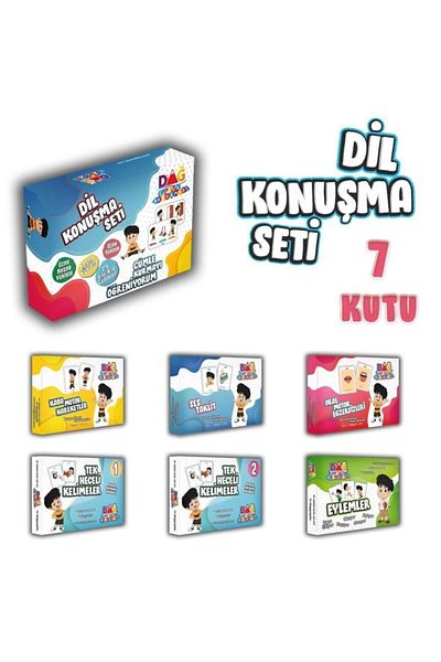 Dağ Yayıncılık Language Conversation Set (7 Boxes)