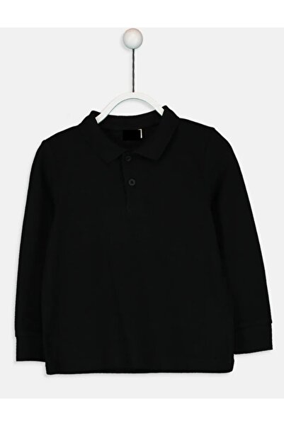 FATELLA Unisex Kids Long Sleeve Black T-shirt