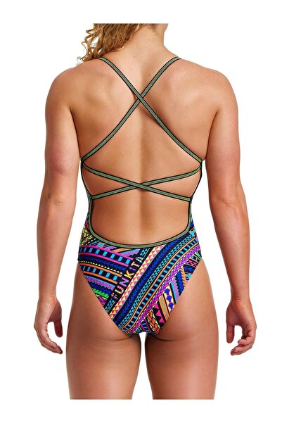 FUNKİTA Stp Tribal Revival Girl's Training Swimsuit