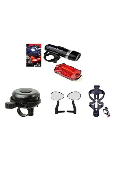 Rectus Bisiklet Ön Arka Aydınlatma& Aksesuar Seti (5 Li Kombin)