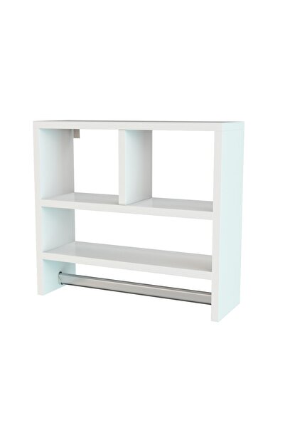 FLORADESİGN Banyo Rafı / Mutfak Rafı / Havlu Askısı / Mutfak Banyo Düzenleyici Flora Nuo (BEYAZ)