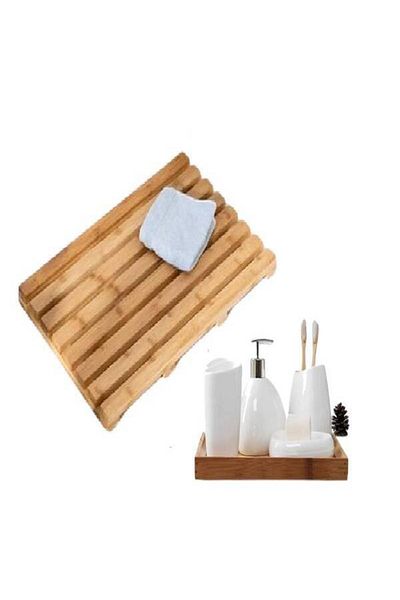 AHŞAP ATÖLYE Wooden Non-Slip Anti-Slip Bathroom Shower Mat Floor Holder Mat