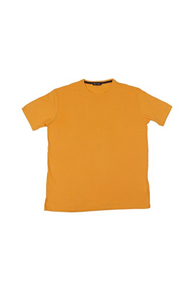 FATELLA Ανδρικό λεπτό χτενισμένο βαμβακερό μπλουζάκι με στρογγυλή λαιμόκοψη κ...