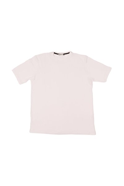 FATELLA Men's Thin Combed Plain Round Crew Neck Oversize T-shirt