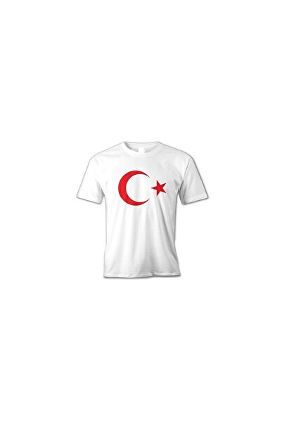 FATELLA Unisex Short Sleeve Children's Flag Crescent and Star 23 April 29 Oct...