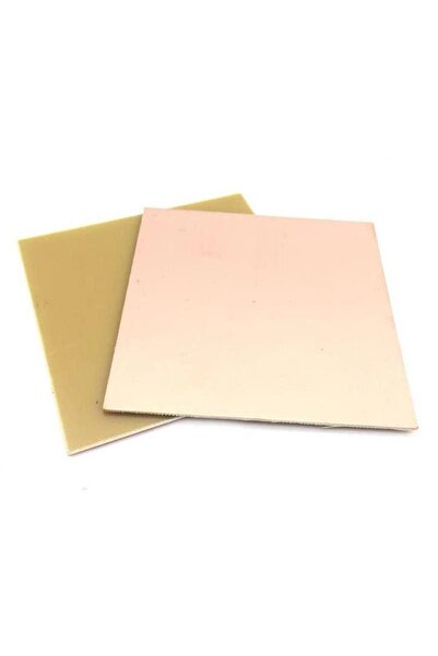 Genel Markalar 10x10 Bakır Plaket FR2 (Deliksiz Pertinaks)