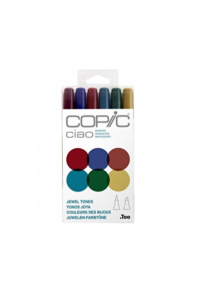 Copic Ciao Marker Pen Jewel Set of 6