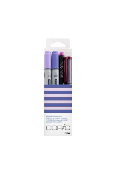 Copic Ciao Marker Pen Doodle Pack Purple Set