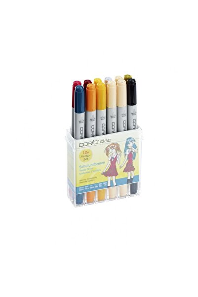 Copic Ciao Marker Pen School Uniform Set of 12