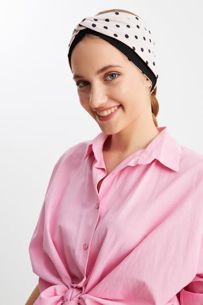 Butikgiz Γυναικείο στυλ, βαμβακερό χτενισμένο βαμβάκι, αντιολισθητικό, απαλό, εύκαμπτο, μπαντάνα μαλλιών