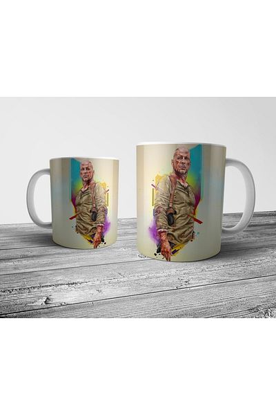 Pixxa Bruce Willis Mug Cup Model 1
