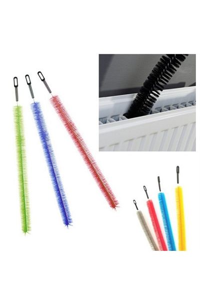 TAHOME Heating Brush Convenient Acrobatic Flexible Long Bendable Hard Brush Heating Radiator Brush