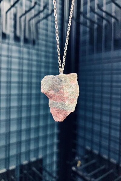 Black Swan Gift & Accessories Unprocessed Unakite Natural Stone Pendant