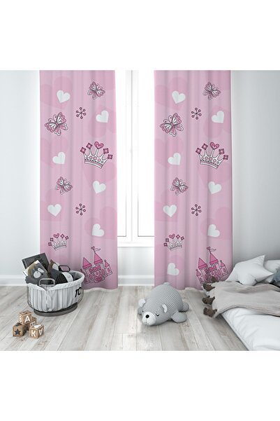 BAMBAŞKA MODA Dječja soba za bebe i decu, roza princezina kruna, dva krila Za...