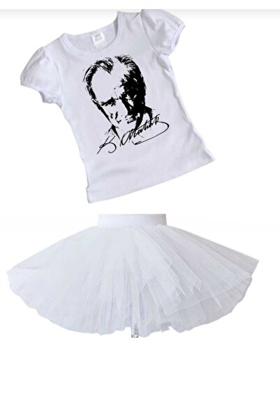 FATELLA Tricou pentru fete 23 aprilie 29 octombrie ținută de performanță Fust...