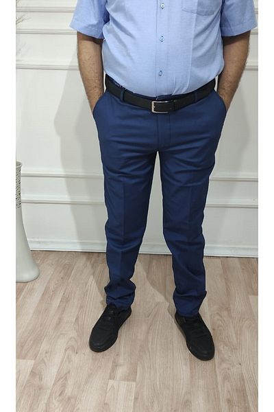 FATELLA Men's Classic Comfortable Fit Linen Trousers