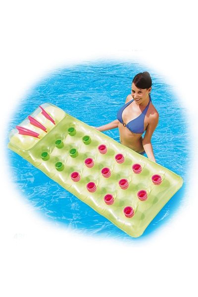 BESTWAY 188x71cm Sea Bed with Vertical Pillow and Cup - 43015