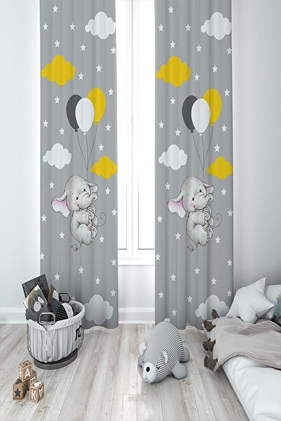 BAMBAŞKA MODA Дитяча кімната для немовлят та дітей Sevimi Слон та повітряні к...