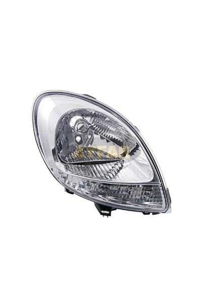 Genel Markalar 2003-2008 Renault Kangoo Iı Ön Sağ Far Beyaz Şeffar Sinyalli
