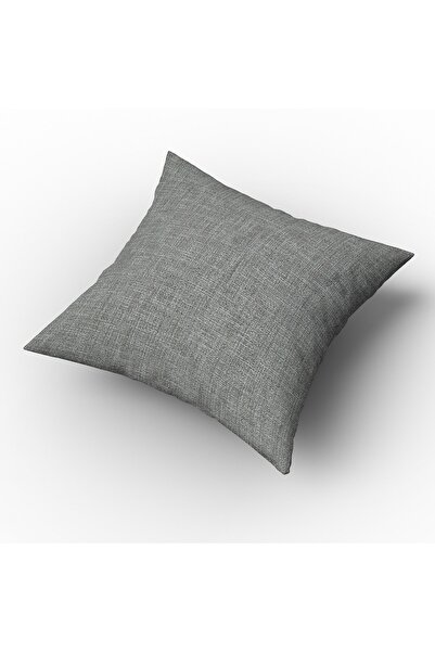 Finezza Pernă de decor gri din țesătură de in gradient 45*45 cm - 748