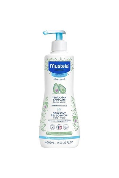 Mustela شامبو لطيف لحديثي الولادة 500 مل
