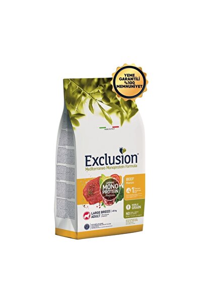 Exclusion Exclusıon Sığır Etli Ve Narlı Düşük Tahıllı Büyük Irk Yetişkin Köpe...