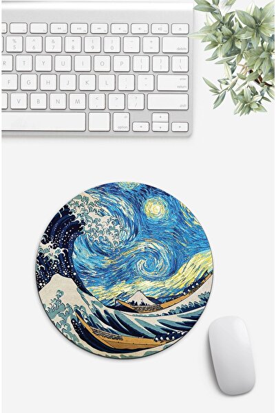Gizeo Concept Mouse Pad cu model Van Gogh Noaptea Stelei Kanawaga