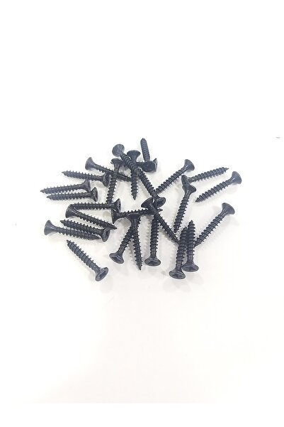 ARON (1000 ADET) 3,5x18 Siyah Vida Sunta - Mdf - Ahşap - Ağaç Vidası (1 PAKET)