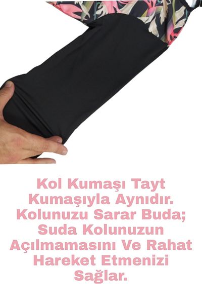 bigiyin Women's Swimsuit - Regular and Large Size, Full Covered Hijab Swimsuit