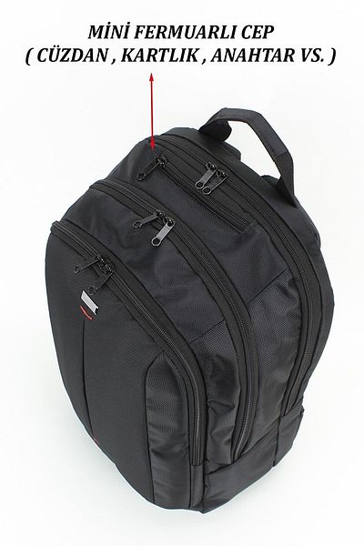 Case Club Unisex Backpack 17.3 Μεγάλος εσωτερικός όγκος Αδιάβροχο ύφασμα με θήκη για φορητό υπολογιστή