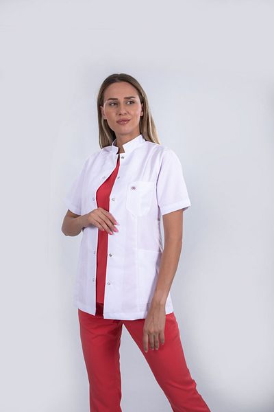 monotıp Lady |   Jacket Size |   Judge Collar |   Doctor Apron |   Short Sleeve