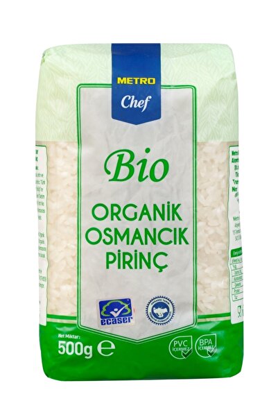 Metro Chef Bio Organik Osmancık Pirinç-500g