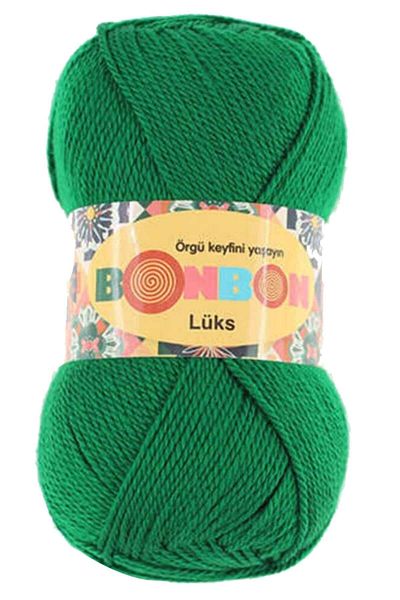 BONBON Green Vivid Luxury Booties Yarn Wool - 98596