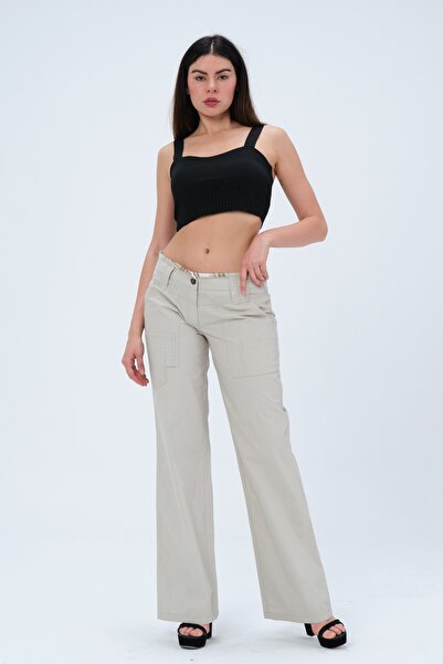 Barkaist Kadın Cepli Pantolon