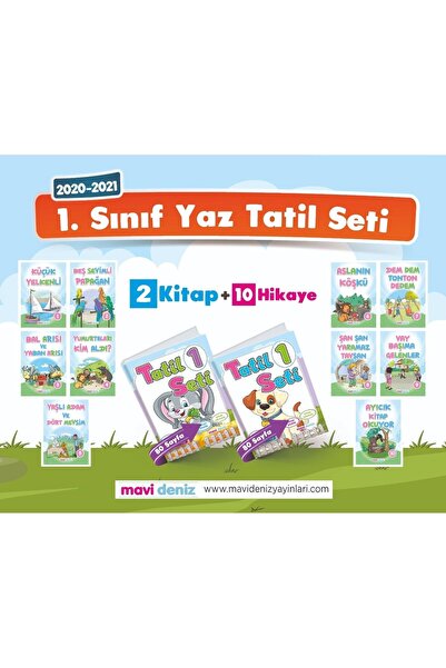 Mavi Deniz Yayınları 1. Sınıf Yaz Tatil Seti