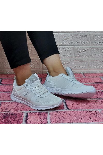 Crush 602-652 White Fuspet Orthopedic Lightweight Sports Shoes