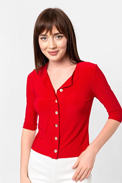 Laranor Red Mini Cardigan