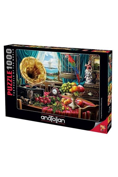 Anatolian Puzzle 1085 Gramafon Still Life With Fruit 1000 Piece Puzzle