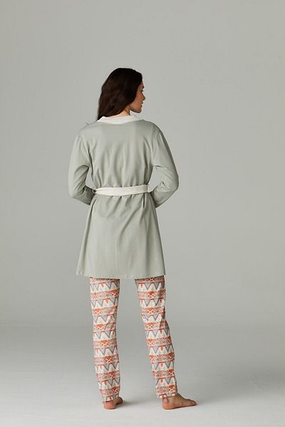 Feyza Pijama Ωραίο σετ γυναικεία πιτζάμα με ρόμπα