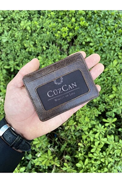 CüzCan Orlando Antik Kahve Hakiki Deri Erkek Cüzdanı Kartlık Hediyeli ( Babalar Günü Hediyesi)