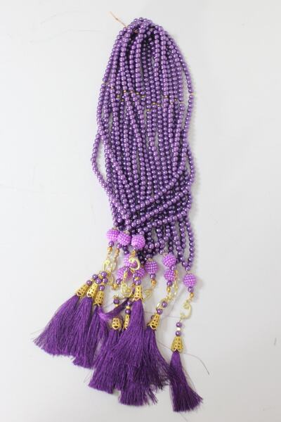 MSY HEDİYELİK مسبحة أرجوانية - 10 قطع