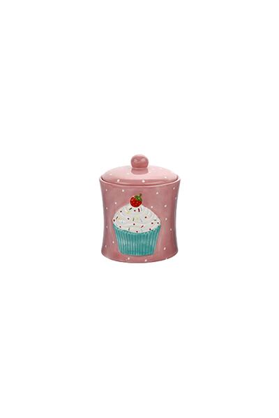 Kokosh Home Cupcake Seramik 20 Cm Büyük Kavanoz