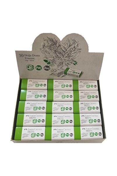 Faber Castell Ecologic - Pachet de 30 de radiere de dimensiuni mici, fără PVC