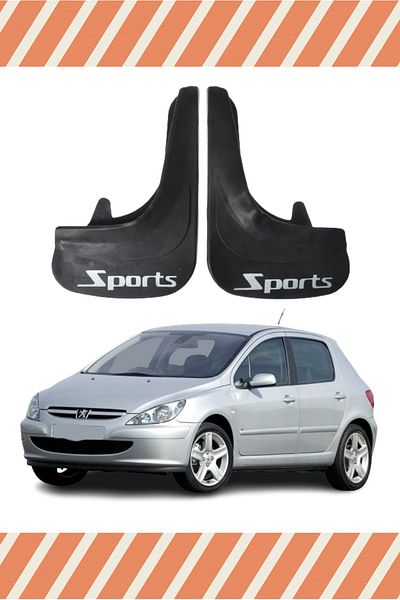 Heda Tex Peugeot 307 Sports Written 2-Piece Gaiter Cover Fender Mud Flap